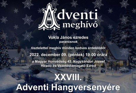 Adventi ajándékkoncert a katonáktól - hangverseny a Szent István Bazilikában